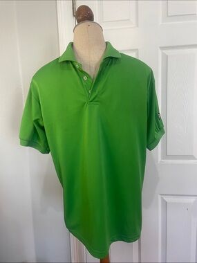Green Short-Sleeve performance Polo Shirt Publix unisex adult men women size S